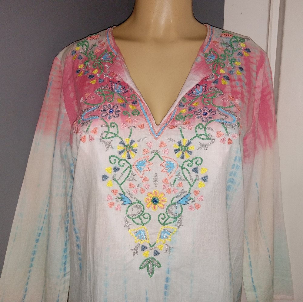 SUNDANCE TUNIC SZ LG - Picture 2 of 7